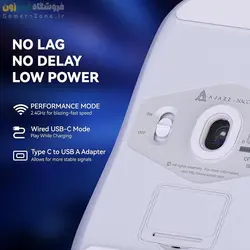 موس گیمینگ بی سیم حرفه ای ایجز مدل Ajazz AJ139 Pro 1K / AJ139 Pro 4K Lightwieght Wireless Gaming Mouse