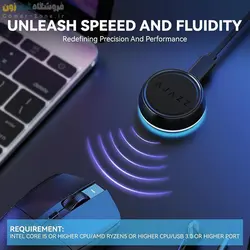 موس گیمینگ بی سیم حرفه ای ایجز مدل Ajazz AJ139 Pro 1K / AJ139 Pro 4K Lightwieght Wireless Gaming Mouse
