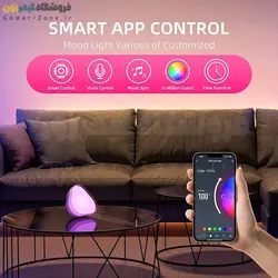 لامپ هوشمند رومیزی/پرتابل RGB بی سیم وای فای مدل Smart RGB Desktop Atmosphere Light (WiFi - Tuya)