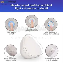 لامپ هوشمند رومیزی/پرتابل RGB بی سیم وای فای مدل Smart RGB Desktop Atmosphere Light (WiFi - Tuya)