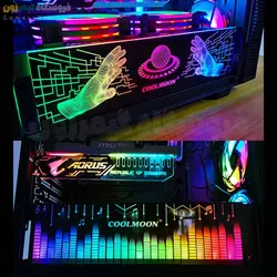 پنل نورپردازی کیس کول مون مدل Coolmoon ARGB Light Board PC Case Panel