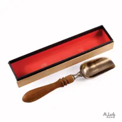 قاشق خشکبار دسته چوبی