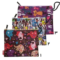 پوشه زیپ‌دار پارچه‌ای متوسط MKM