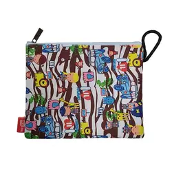 پوشه زیپ‌دار پارچه‌ای متوسط MKM