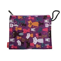 پوشه زیپ‌دار پارچه‌ای متوسط MKM