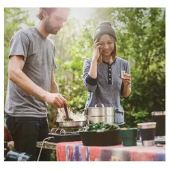 ست آشپزی استنلی 21 پارچه مخصوص کمپینگ مدل ADVENTURE BASE CAMP CMP SET 3.7 QT