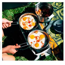 ست آشپزی استنلی 21 پارچه مخصوص کمپینگ مدل ADVENTURE BASE CAMP CMP SET 3.7 QT