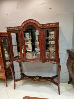 بوفه ویترین سالنی مدل هلالی