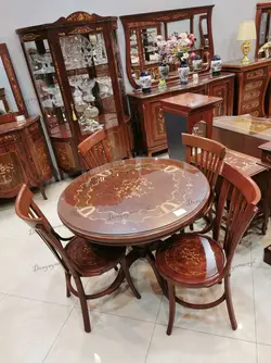 میز غذاخوری 4 نفره مدل ایزابل