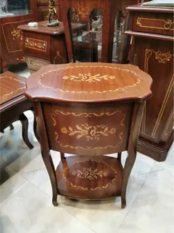 میز تلفن سه کشو مستطیل