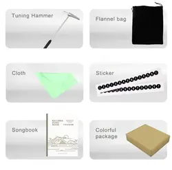 کالیمبا هلورو مدل اکریلیک گوزنی