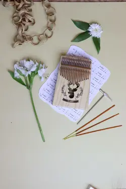 کالیمبا هوگو گوزنی رنگ صدفی