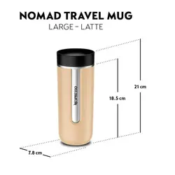 تراول ماگ نسپرسو مدل نومد 500 میلی لیتر رنگ کرم | Nespresso Travel Mug Nomad