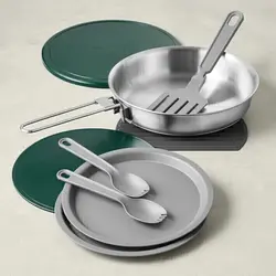 ست ماهیتابه کمپ استنلی مدل all-in-one fry pan set