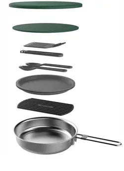 ست ماهیتابه کمپ استنلی مدل all-in-one fry pan set