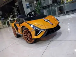 ماشین شارژی لامبورگینی سیان نارنجی