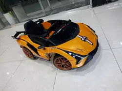 ماشین شارژی لامبورگینی سیان نارنجی