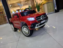 ماشین شارژی BENZ چهار موتور قرمز پیکاپ آفرود