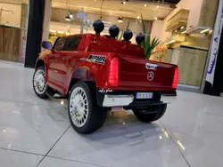 ماشین شارژی BENZ چهار موتور قرمز پیکاپ آفرود