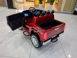 ماشین شارژی BENZ چهار موتور قرمز پیکاپ آفرود