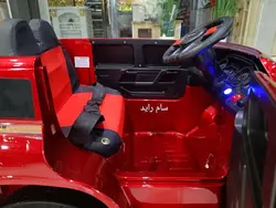 ماشین شارژی تویوتا لندکروز چهار موتور قرمز متالیک