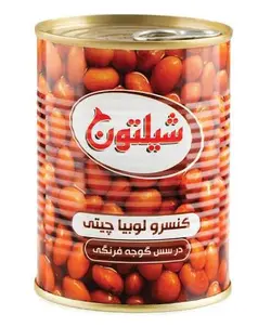 کنسرو لوبیا چیتی شیلتون با سس گوجه فرنگی 400 گرم