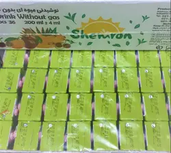 آبمیوه 200 سی سی شمرون درطعم های انبه،سیب موز،پرتقال،آناناس،هلو (36عددی)