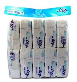 بسته 10 تایی دستمال کاغذی 100 برگ بیتا