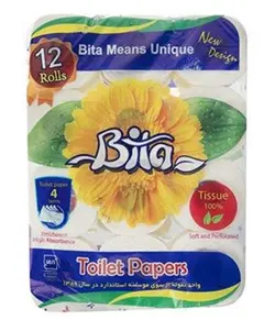دستمال توالت 12 قلو بیتا