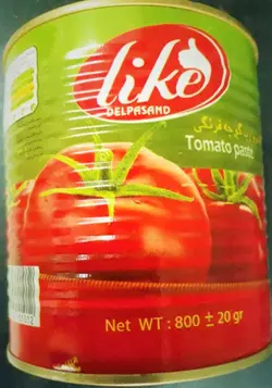 رب گوجه فرنگی LIKE کلید دار 800 گرمی (12 عددی)