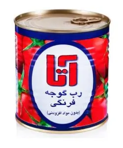 رب گوجه فرنگی آتا کلیددار 800گرمی (12عددی)