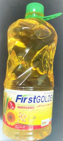 روغن مایع مخصوص پخت و پز و سالاد 3 لیتر First Golden