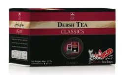 چای کیسه ای کلاسیک دبش بسته 25 عددی