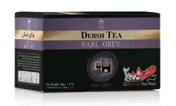 چای کیسه ای ارل گری دبش بسته 25 عددی