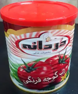 رب گوجه فرنگی دردانه کلیددار 800گرمی ( 12عددی)