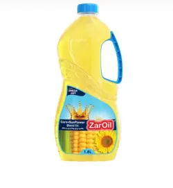 روغن ذرت زر اویل مخصوص پخت و پز و سالاد بدون پالم 1.8 لیتر (6عددی)