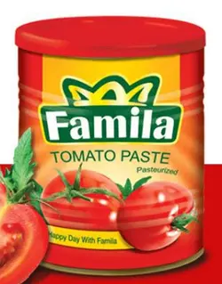 رب گوجه فرنگی فامیلا کلیددار 800گرمی ( 12عددی)