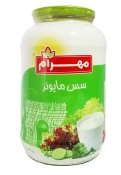 سس مایونز 1400 گرم شیشه ای مهرام