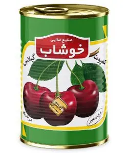 کمپوت گیلاس خوشاب مقدار 350 گرم