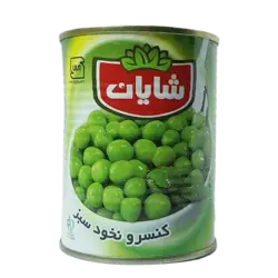 کنسرو نخود فرنگی شایان کلیددار 350 گرمی