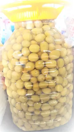زیتون با هسته 6500 گرمی