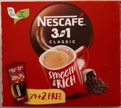 قهوه فوری مخلوط 1 × 3 نسکافه بسته 26 عددی