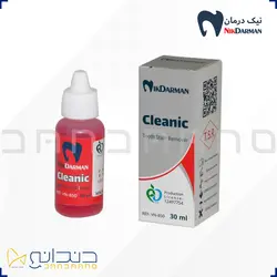 محلول لکه بر دندان نیک درمان - Cleanic - Nikdarman
