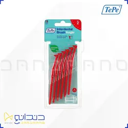 Angle 0.5_ red - tepe - مسواک بین دندانی تپه انگل سایز 2