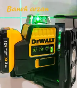 تراز لیزری دیوالت سه بعدی نور سبز 12 ولت مدل DW21V
