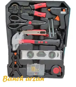 پک کامل جعبه ابزار نیمه صنعتی 187 پارچه swiss tools