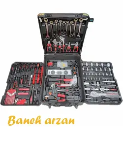 پک کامل جعبه ابزار نیمه صنعتی 187 پارچه swiss tools