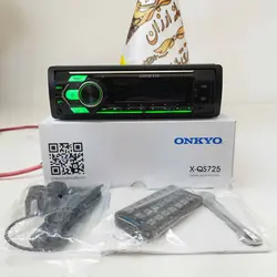 پخش اصلی انکیو پنل جدا مولتی کالر مدل ONKYO MP3 X-Qs725