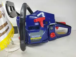 اره موتوری زنجیری رویس 13000 دور تیغه 50 سانت 2.5 کیلو وات 58 سی سی مدل Royce gasoline chainsaw blade 50 cm 58 cc
