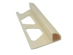 P-1201-Cream، پروفیل پی وی سی، مدل لبه گرد باز، کِرم رنگ